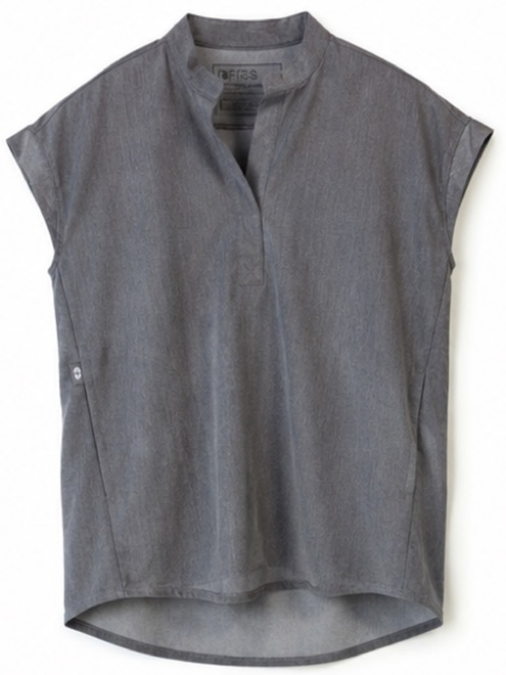 FIGS Rafaela Scrub Top Gray